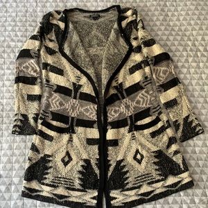 Lucky Brand Drape Front Cardigan Size S